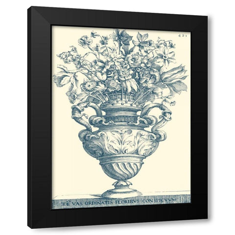 Tulipiere I Black Modern Wood Framed Art Print by Vision Studio