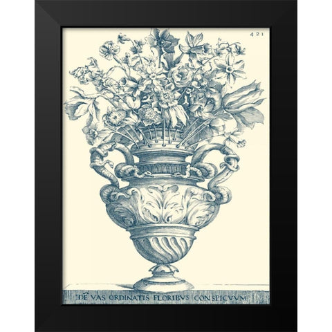 Tulipiere I Black Modern Wood Framed Art Print by Vision Studio