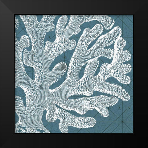 Coastal Menagerie II Black Modern Wood Framed Art Print by Vision Studio