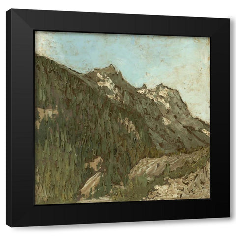 Western View VII Black Modern Wood Framed Art Print by Meagher, Megan