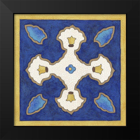 Royal Lapis I Black Modern Wood Framed Art Print by Lam, Vanna