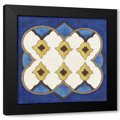 Royal Lapis II Black Modern Wood Framed Art Print by Lam, Vanna