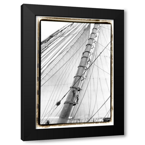 Set Sail VI Black Modern Wood Framed Art Print by DeNardo, Laura