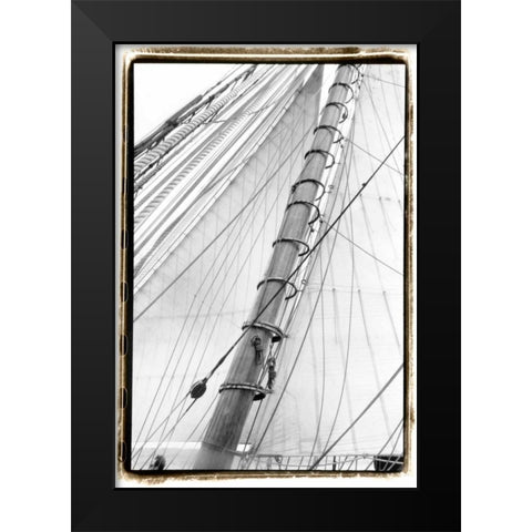 Set Sail VI Black Modern Wood Framed Art Print by DeNardo, Laura