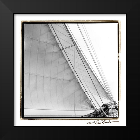 Undersail I Black Modern Wood Framed Art Print by DeNardo, Laura