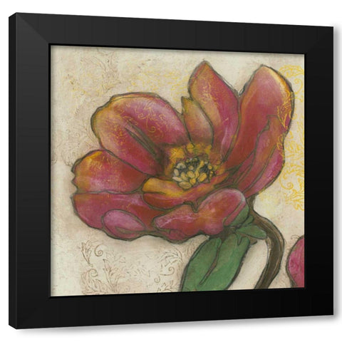 Tulip Poplar I Black Modern Wood Framed Art Print with Double Matting by Goldberger, Jennifer