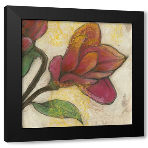 Tulip Poplar II Black Modern Wood Framed Art Print with Double Matting by Goldberger, Jennifer