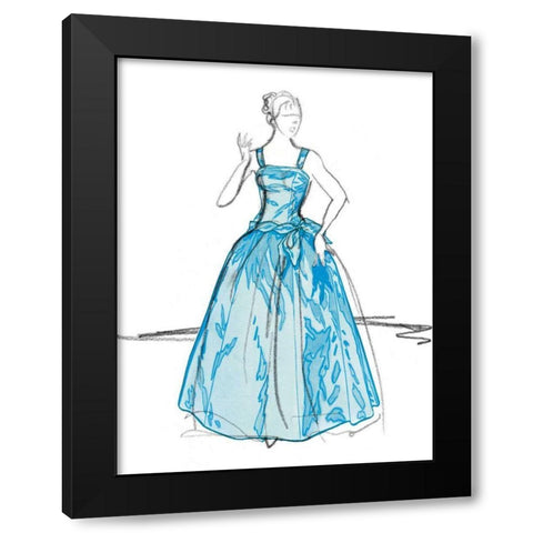 Night on the Town III Black Modern Wood Framed Art Print with Double Matting by Vision Studio