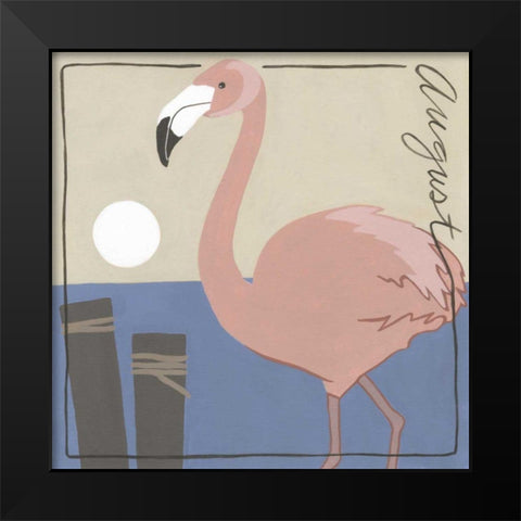 Avian August Black Modern Wood Framed Art Print by Meagher, Megan