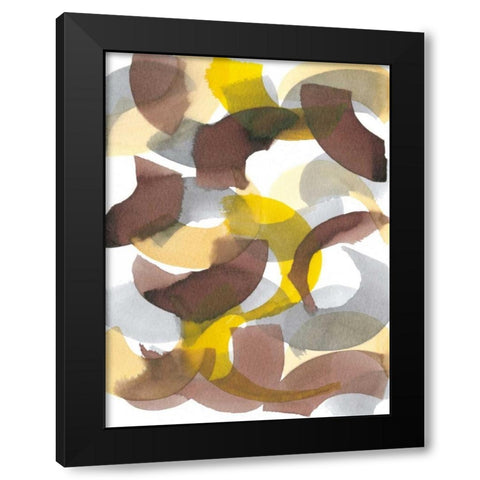 Parenthesis I Black Modern Wood Framed Art Print by Fuchs, Jodi