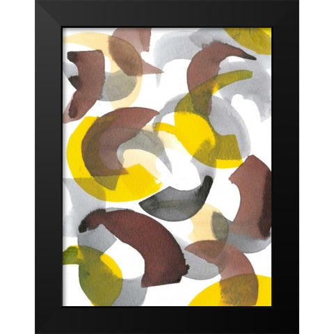 Parenthesis II Black Modern Wood Framed Art Print by Fuchs, Jodi