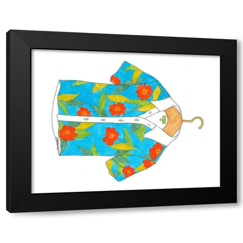 Beach Wear IV Black Modern Wood Framed Art Print by Goldberger, Jennifer