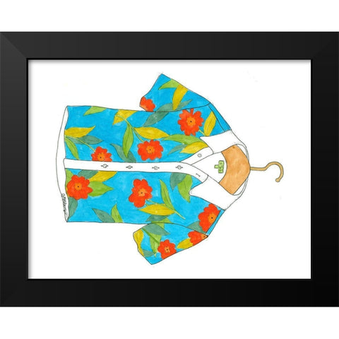 Beach Wear IV Black Modern Wood Framed Art Print by Goldberger, Jennifer