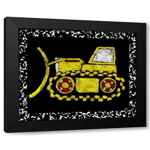 Recess I Black Modern Wood Framed Art Print with Double Matting by Zarris, Chariklia