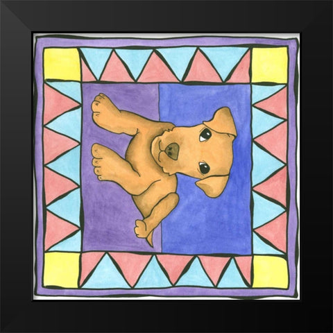 Skipper Black Modern Wood Framed Art Print by Meagher, Megan