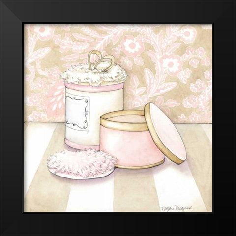 Posh Powder Room II Black Modern Wood Framed Art Print by Meagher, Megan