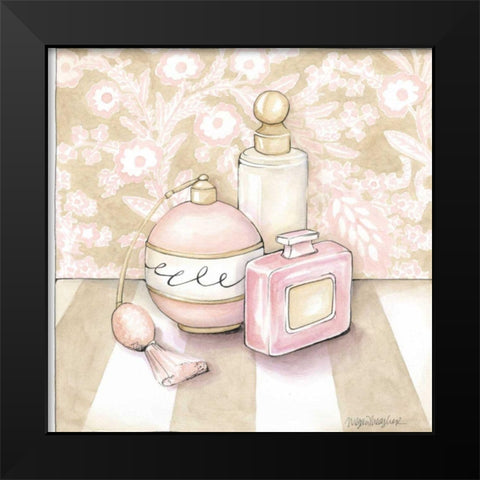 Posh Powder Room III Black Modern Wood Framed Art Print by Meagher, Megan