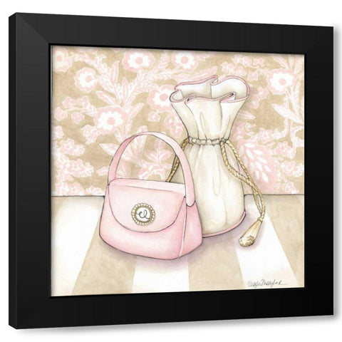 Posh Powder Room IV Black Modern Wood Framed Art Print by Meagher, Megan