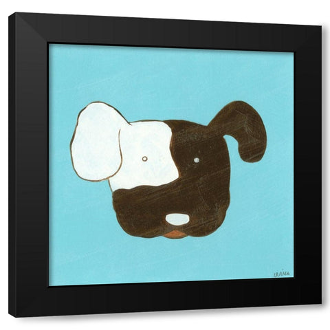 Max Black Modern Wood Framed Art Print by Vess, June Erica