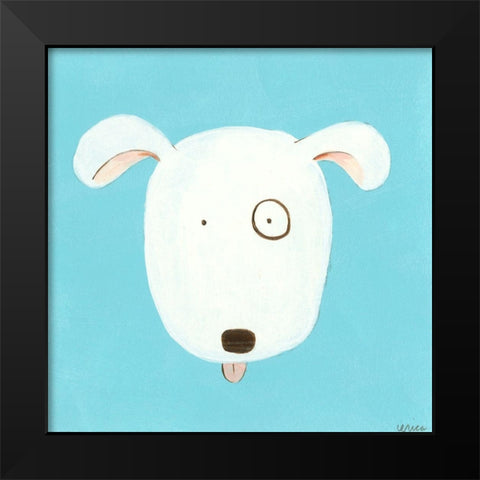 Kiki Black Modern Wood Framed Art Print by Vess, June Erica