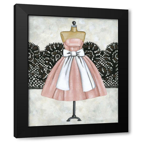 Vintage Style I Black Modern Wood Framed Art Print by Zarris, Chariklia