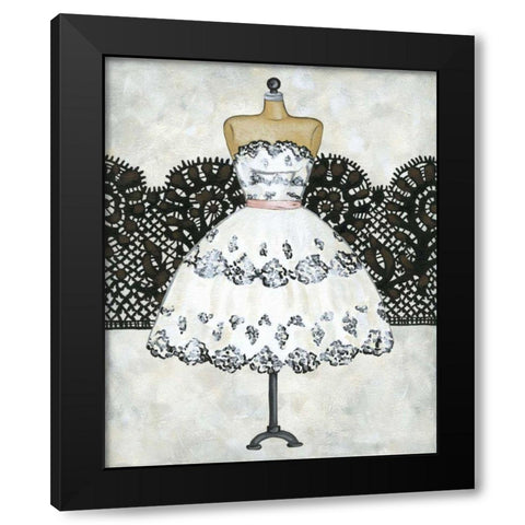 Vintage Style II Black Modern Wood Framed Art Print by Zarris, Chariklia