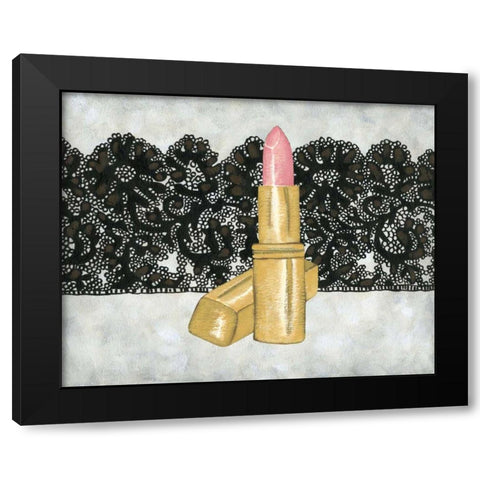 Femme Boudoir VII Black Modern Wood Framed Art Print with Double Matting by Zarris, Chariklia