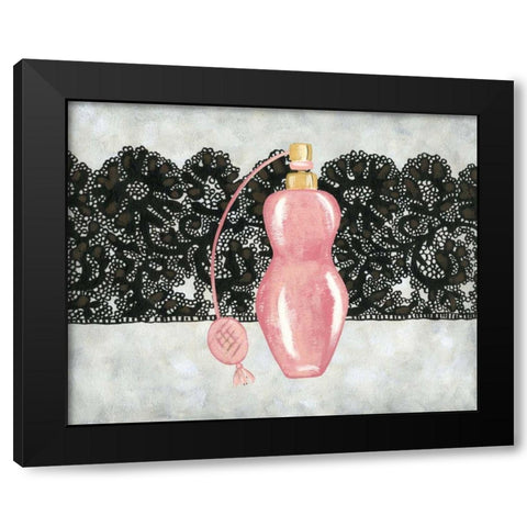 Femme Boudoir VIII Black Modern Wood Framed Art Print with Double Matting by Zarris, Chariklia