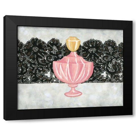 Femme Boudoir IX Black Modern Wood Framed Art Print with Double Matting by Zarris, Chariklia