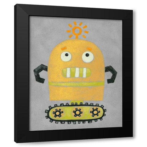 Take me to your Leader II Black Modern Wood Framed Art Print by Zarris, Chariklia