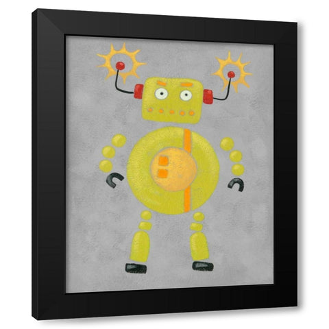 Take me to your Leader III Black Modern Wood Framed Art Print by Zarris, Chariklia