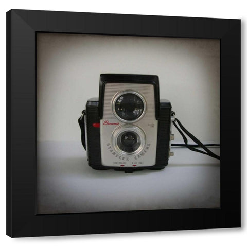Camera Collection I Black Modern Wood Framed Art Print with Double Matting by Zarris, Chariklia