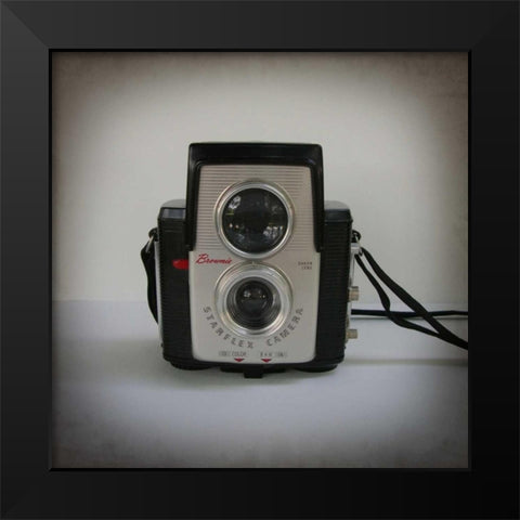 Camera Collection I Black Modern Wood Framed Art Print by Zarris, Chariklia