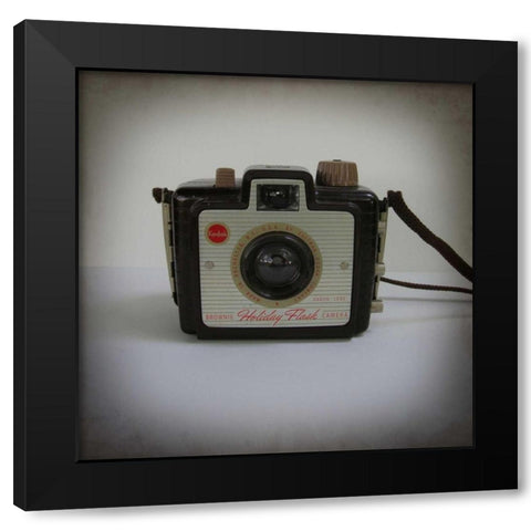 Camera Collection II Black Modern Wood Framed Art Print with Double Matting by Zarris, Chariklia