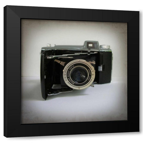 Camera Collection III Black Modern Wood Framed Art Print with Double Matting by Zarris, Chariklia