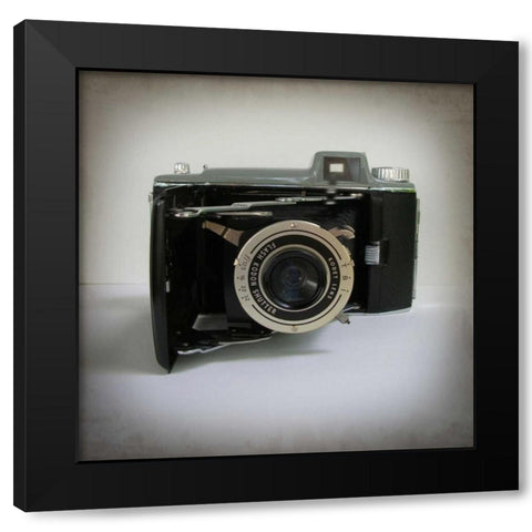 Camera Collection III Black Modern Wood Framed Art Print by Zarris, Chariklia