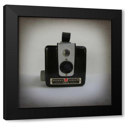 Camera Collection IV Black Modern Wood Framed Art Print with Double Matting by Zarris, Chariklia