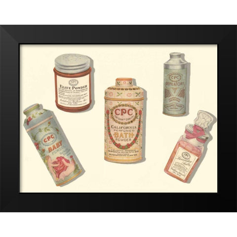 Vintage Boudoir IV Black Modern Wood Framed Art Print by unknown