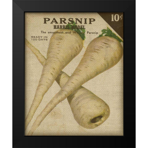 Heirloom Variety IV Black Modern Wood Framed Art Print by Fagalde, Jarman