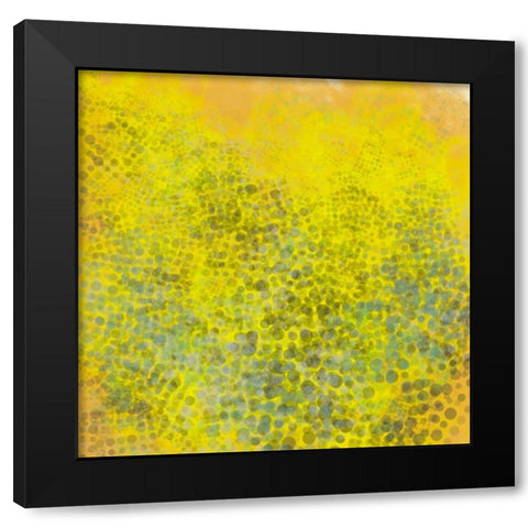 Hive II Black Modern Wood Framed Art Print with Double Matting by Johnson, Jason