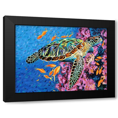 Cruising Along II Black Modern Wood Framed Art Print by Vitaletti, Carolee