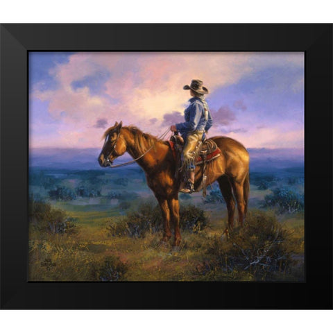 A Place in the Sun Black Modern Wood Framed Art Print by Sorenson, Jack