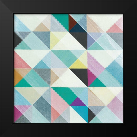 Moderno II Black Modern Wood Framed Art Print by Fuchs, Jodi