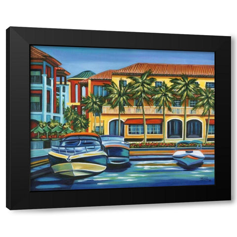 Tropical Rendezvous II Black Modern Wood Framed Art Print with Double Matting by Vitaletti, Carolee