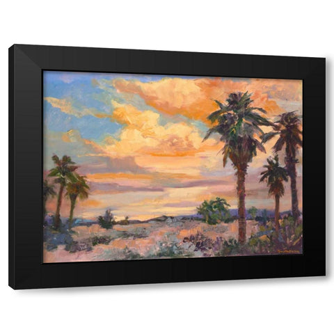 Desert Repose I Black Modern Wood Framed Art Print with Double Matting by Oleson, Nanette