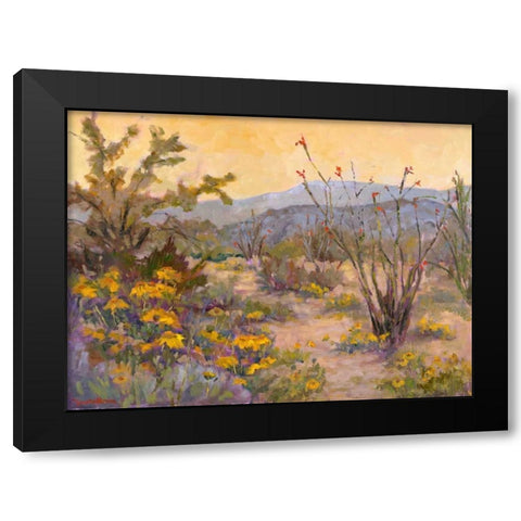 Desert Repose IV Black Modern Wood Framed Art Print by Oleson, Nanette
