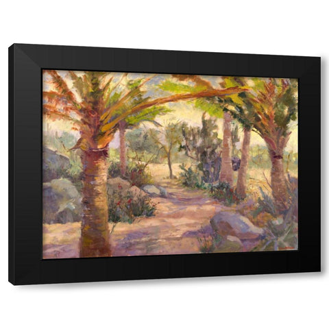 Desert Repose V Black Modern Wood Framed Art Print with Double Matting by Oleson, Nanette
