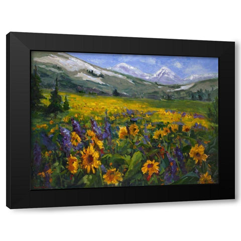 Sierra Awakenings II Black Modern Wood Framed Art Print by Oleson, Nanette