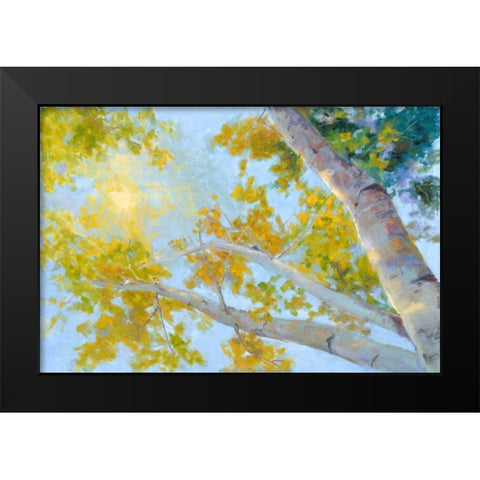 Aspen Canopy Black Modern Wood Framed Art Print by Oleson, Nanette
