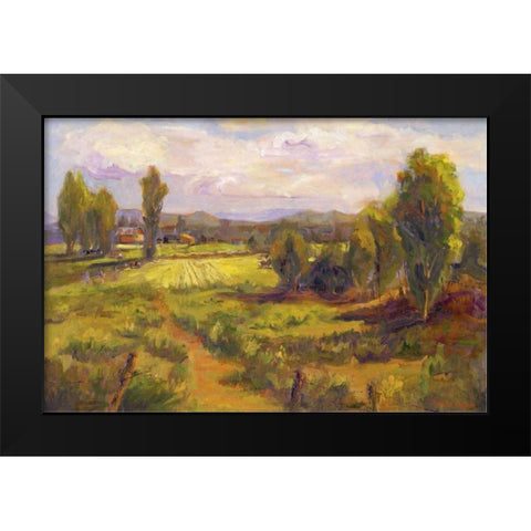 Homage Black Modern Wood Framed Art Print by Oleson, Nanette